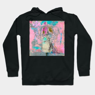 Vintage little girl collage Hoodie